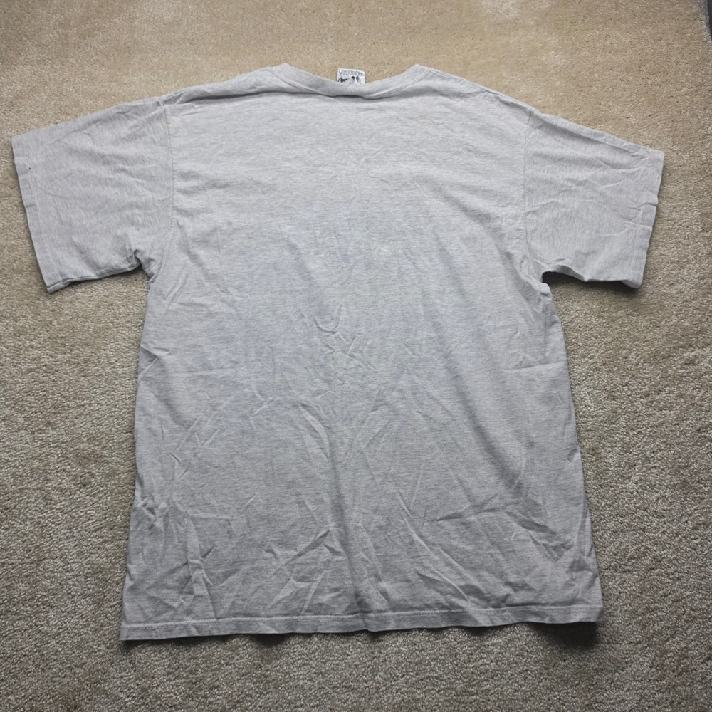 Vintage Pitt Panthers T-Shirt Mens XL Gray Wolf Embroidered Distressed USA Made - Picture 8 of 8